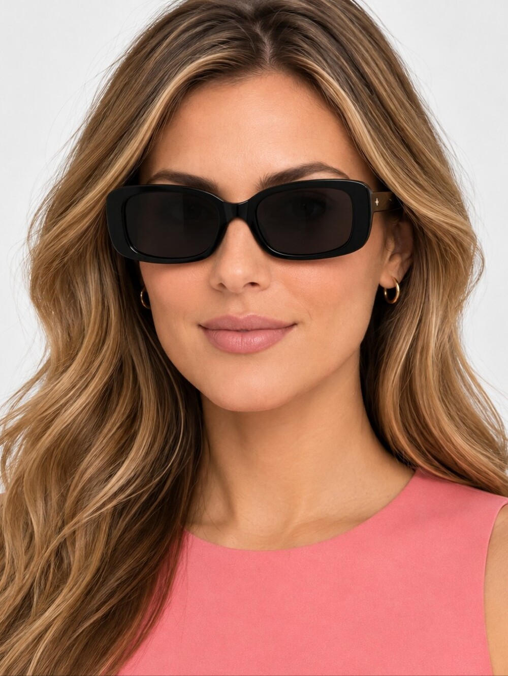 Kate Spade Dionna/S 807WJ Black Rectangle Sunglasses for Women New
